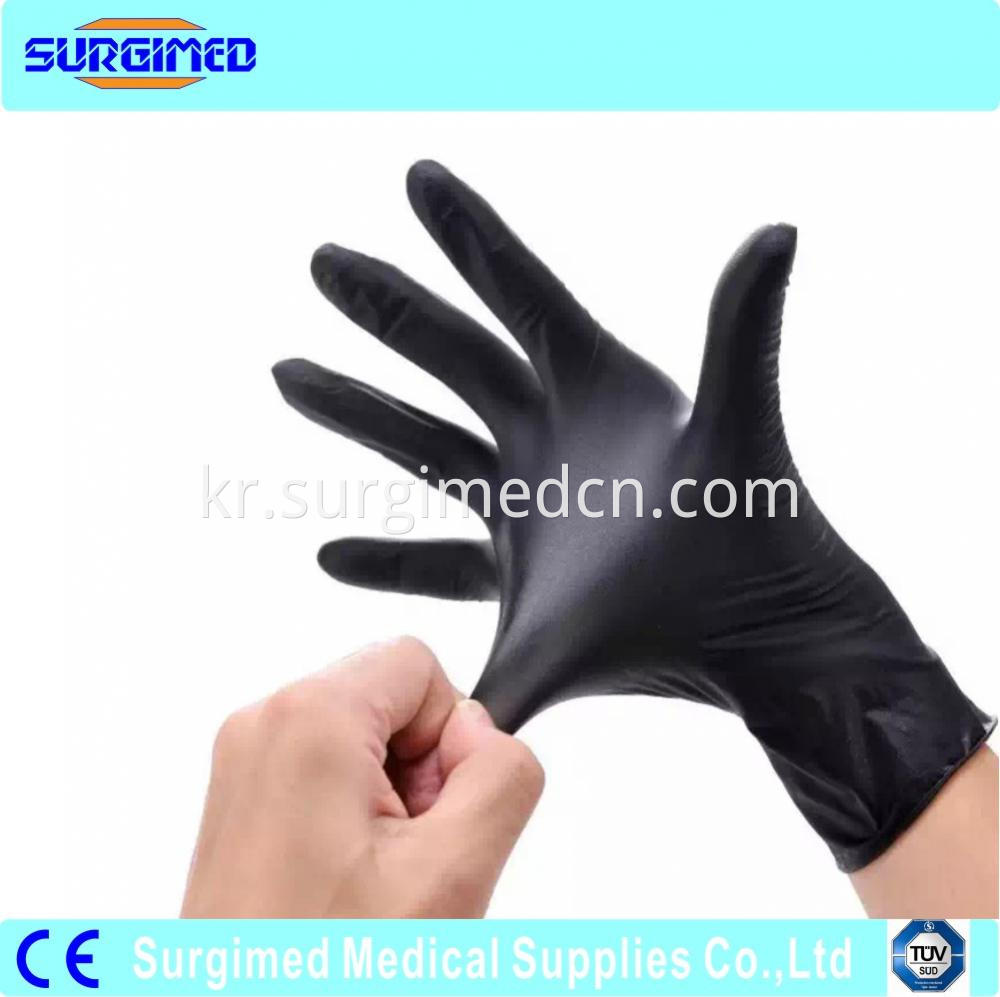 Textured Nitrile Glove Black
